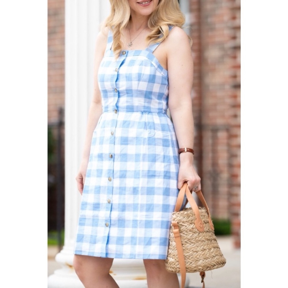 J. Crew Gingham Dress
